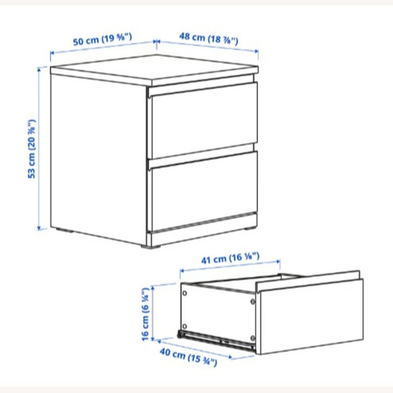 IKEA White Nightstand  - image-8
