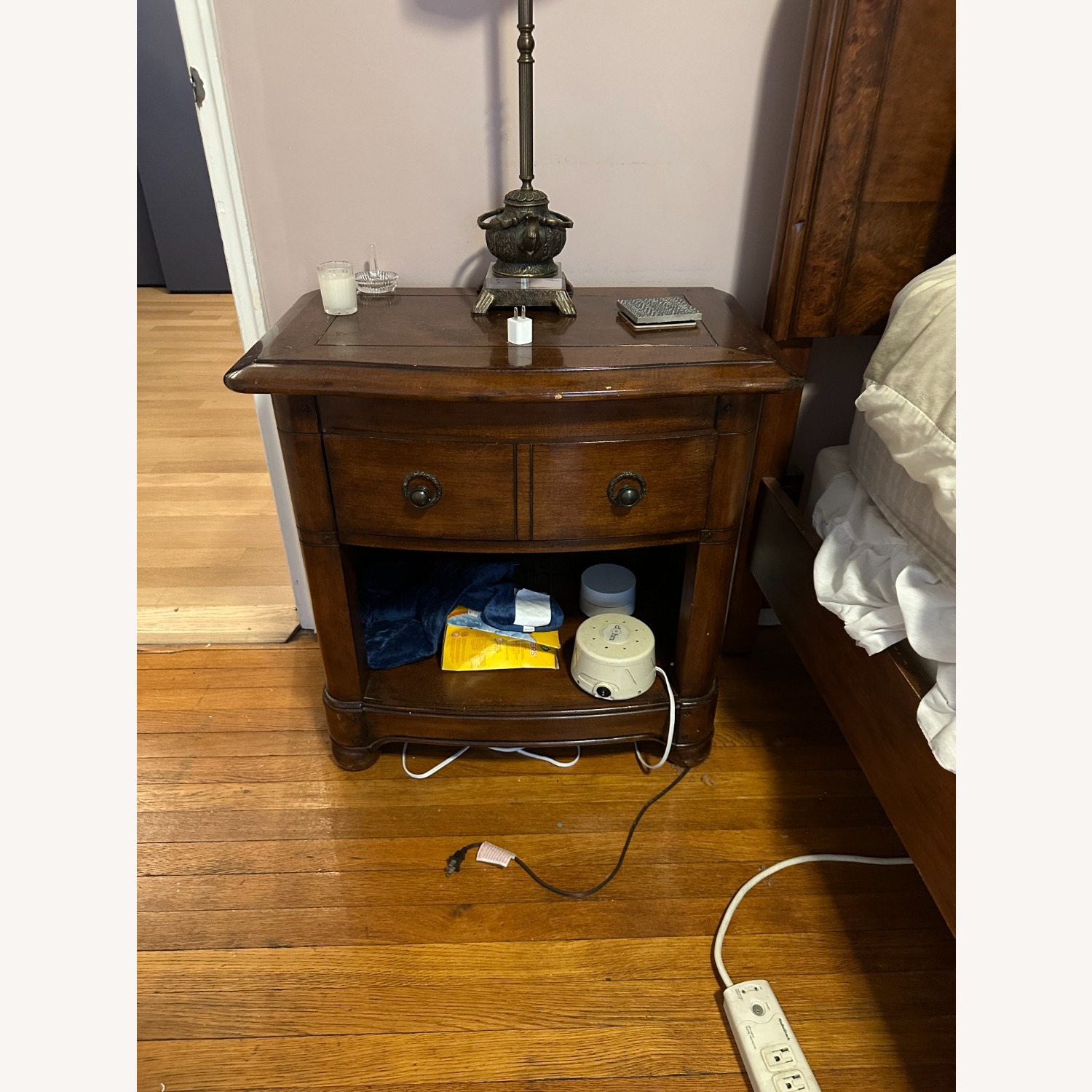 Domain Two Bedside Tables Wood - image-2