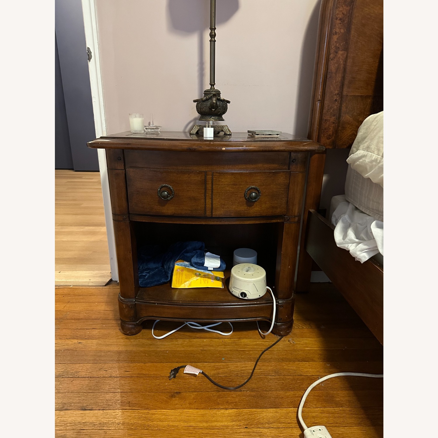 Domain Two Bedside Tables Wood - image-1