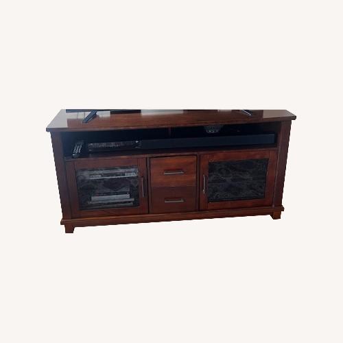 Used Artush Solid Wood TV Stand for sale on AptDeco