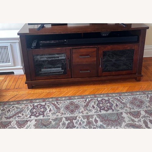 Used Artush Solid Wood TV Stand for sale on AptDeco