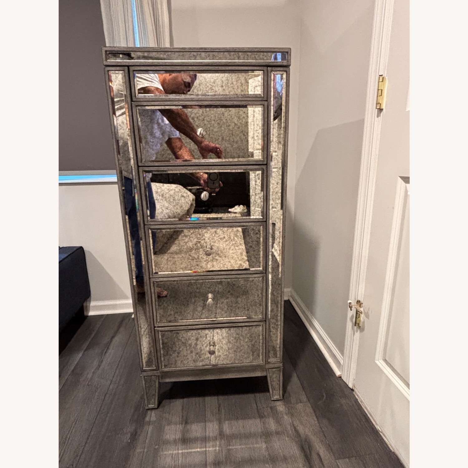 Jewelry Box Arhaus Jewelry Sold At Auction: VTG MIRROR FACETED