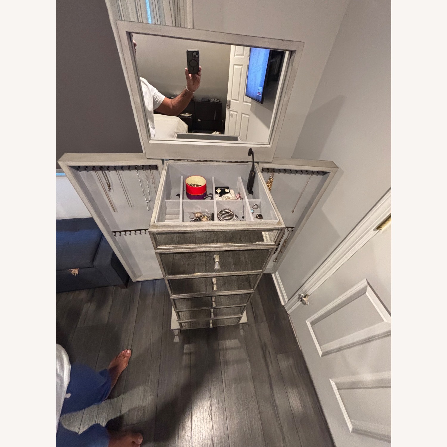 Arhaus Jewelry Case- Mirrored - image-2