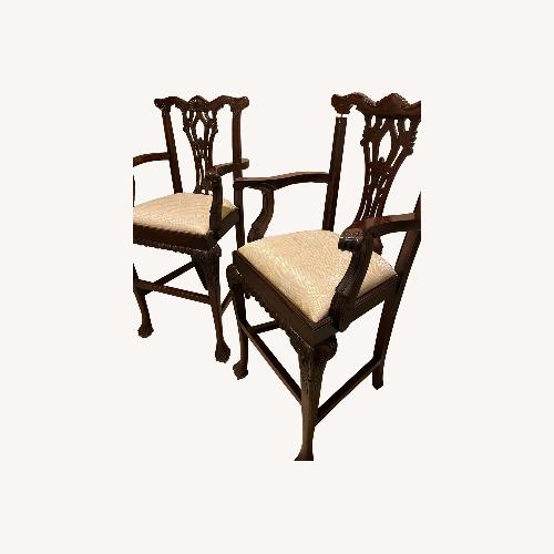 Used Wooden Mahagony Bar Stools for sale on AptDeco