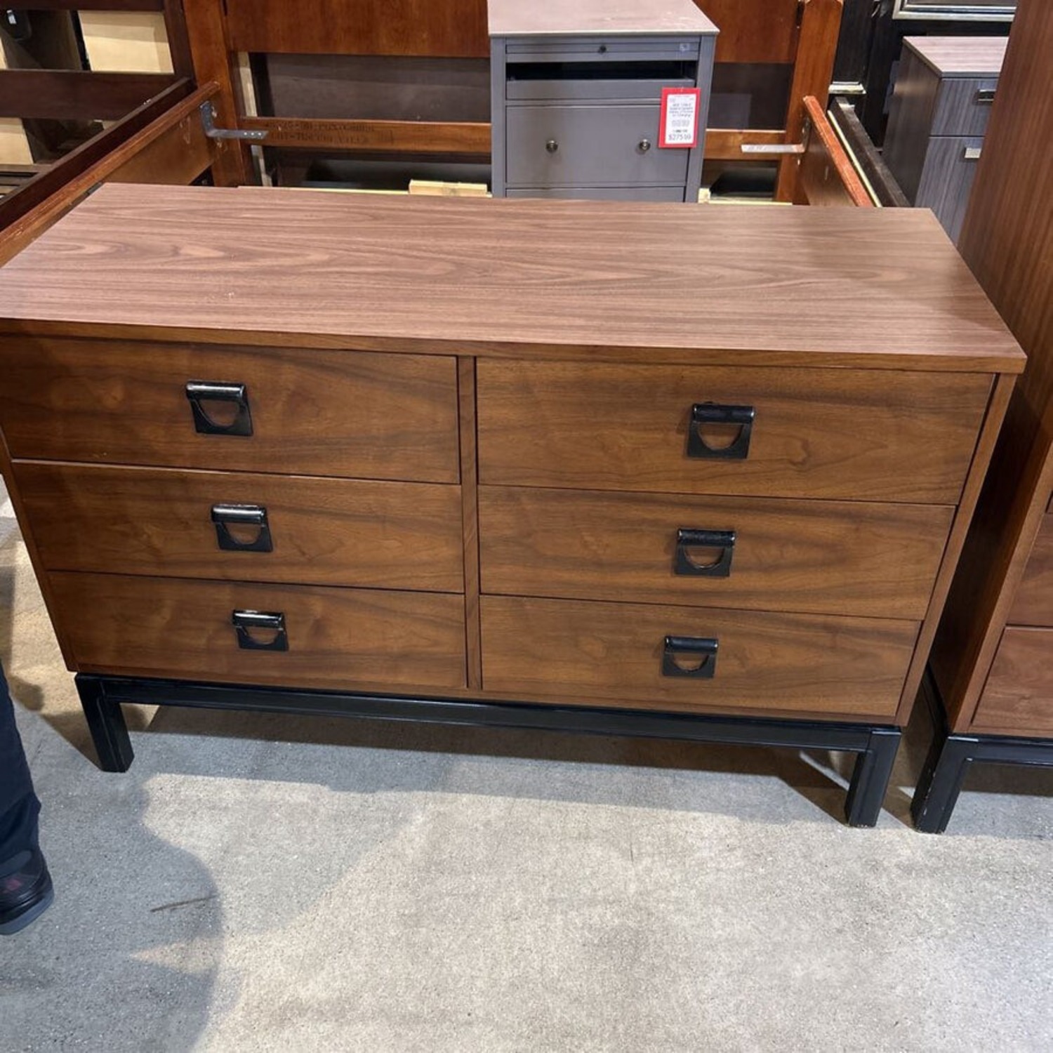 Dixie Mid-Century 6-Drawer Dresser - image-0