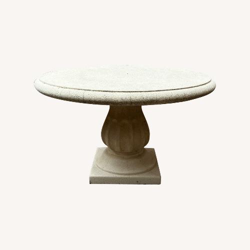 Used Michael Taylor Cement Table for sale on AptDeco