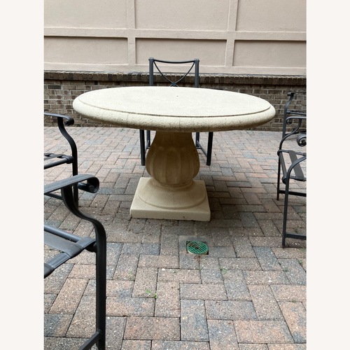 Used Michael Taylor Cement Table for sale on AptDeco