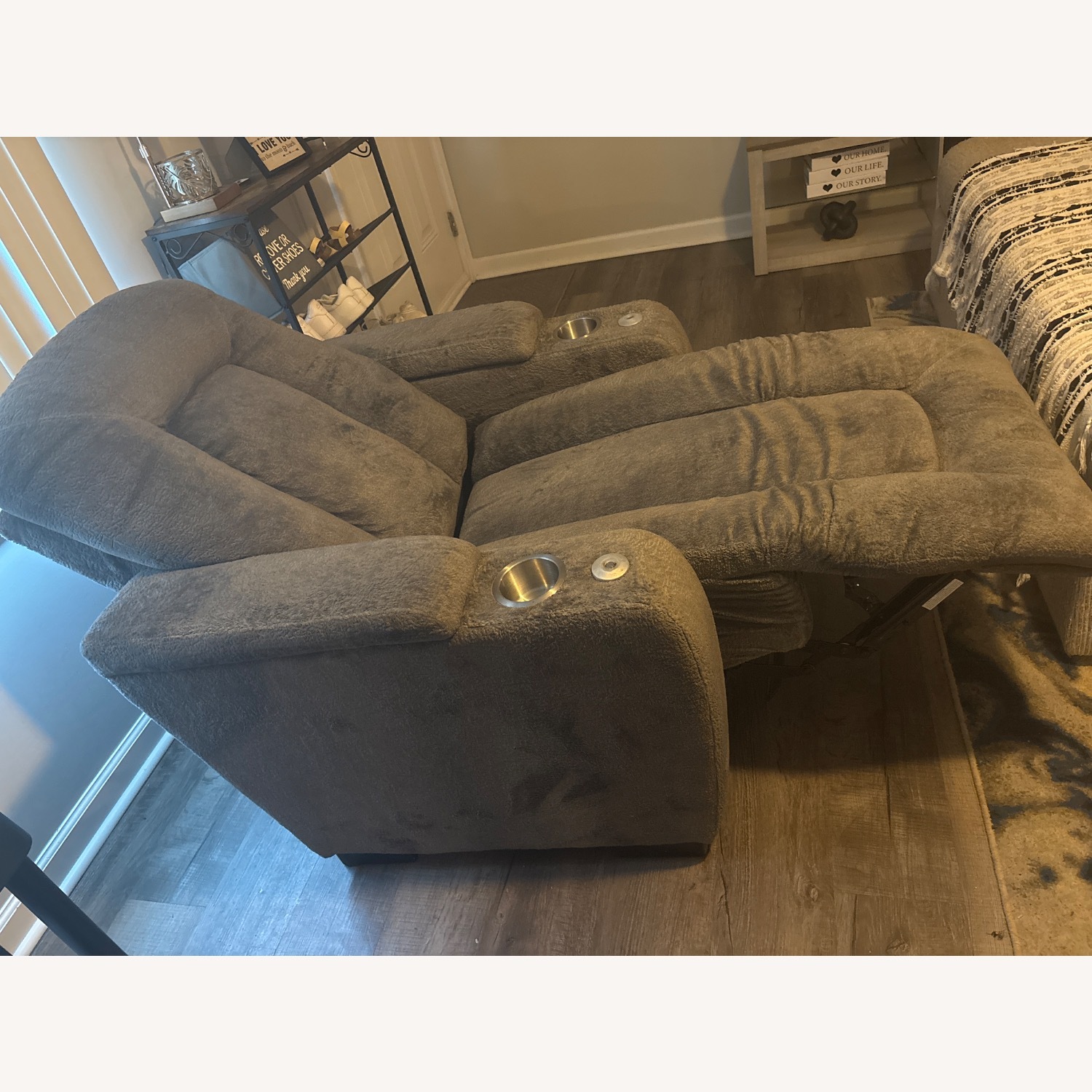 Rory Charcoal Dual Recliner Chair - image-4