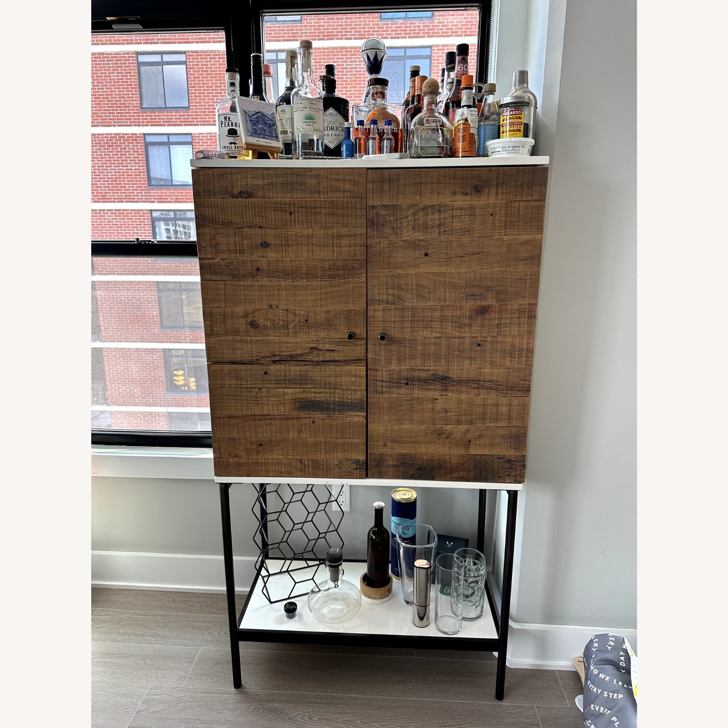 West Elm Bar Cabinet - image-1