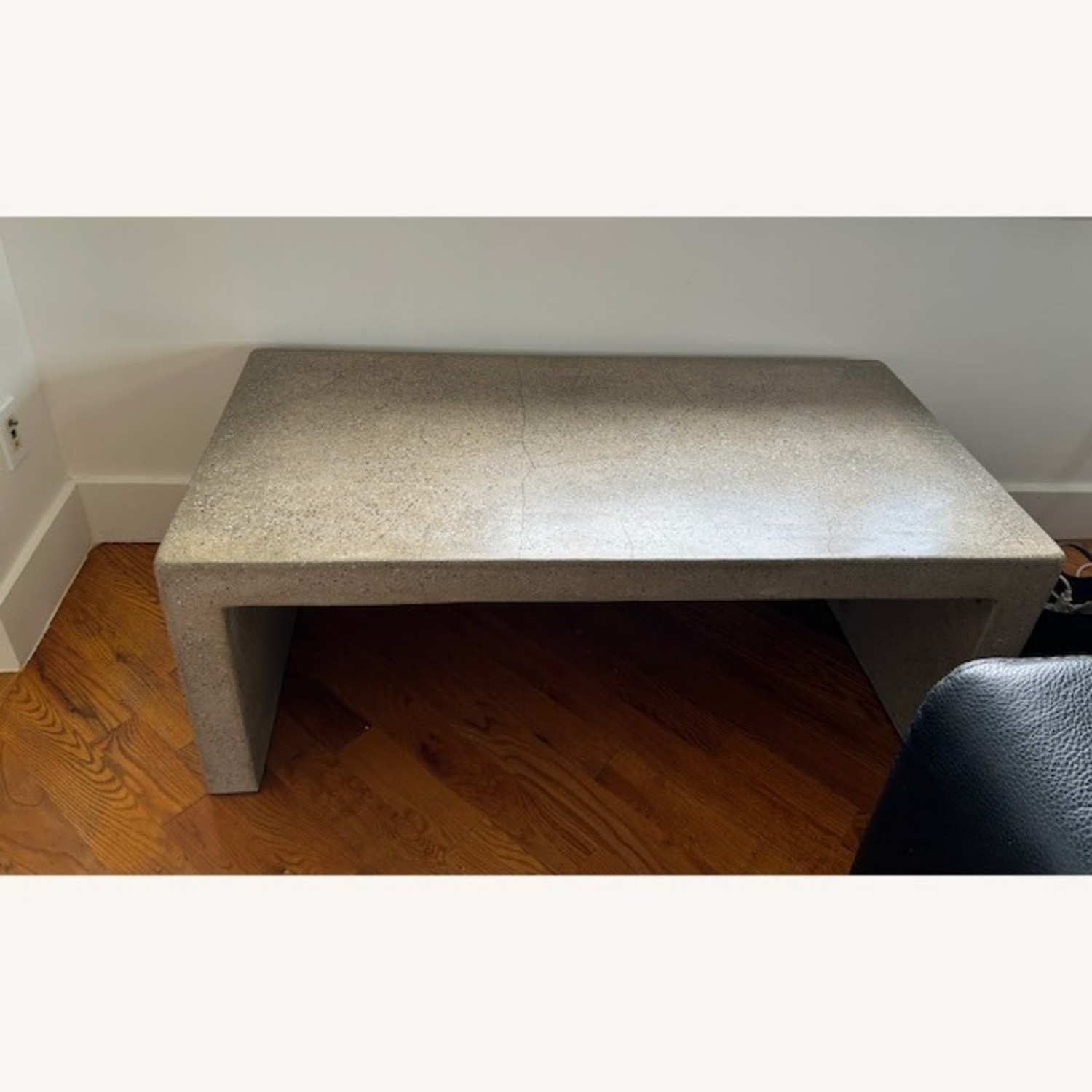 Crate & Barrel Mason Grey 48" Cement Table - image-2