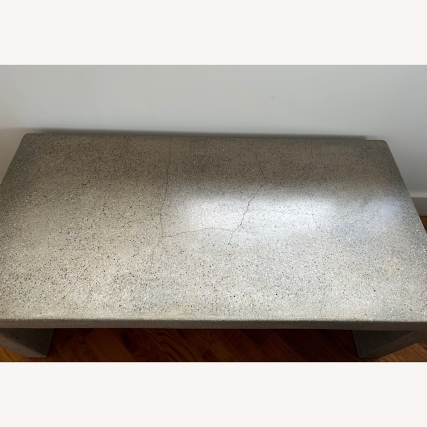 Crate & Barrel Mason Grey 48" Cement Table - image-4