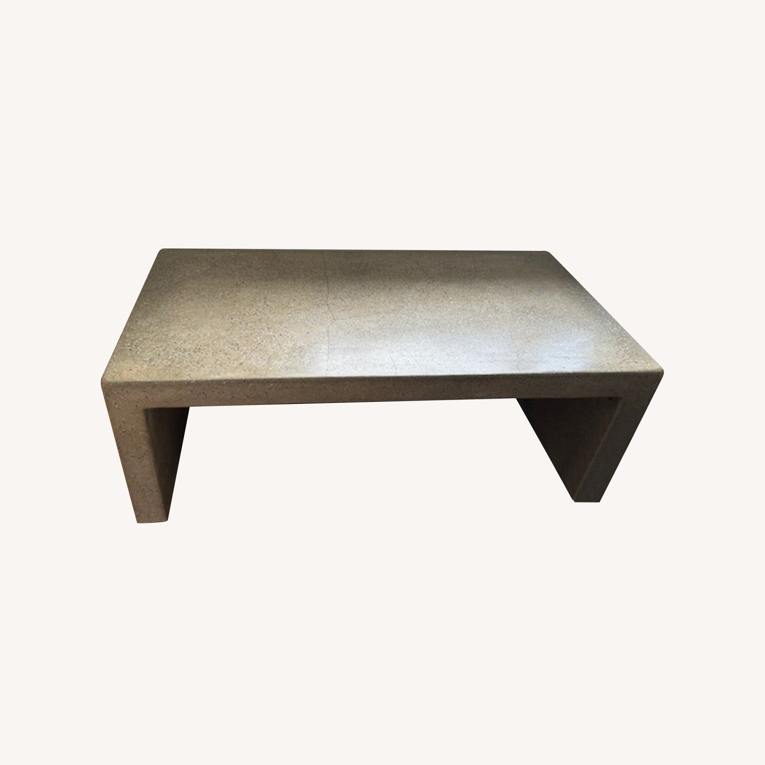 Crate & Barrel Mason Grey 48" Cement Table - image-5