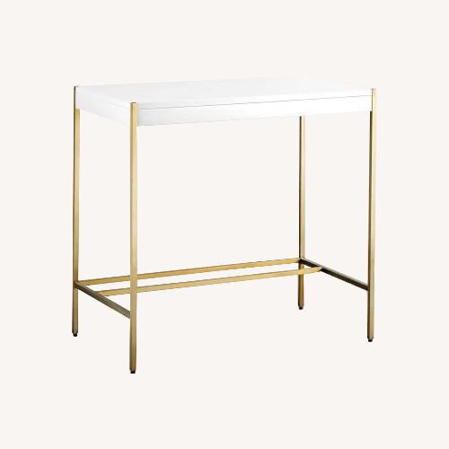Used West Elm Zane Lacquered Mini Desk for sale on AptDeco
