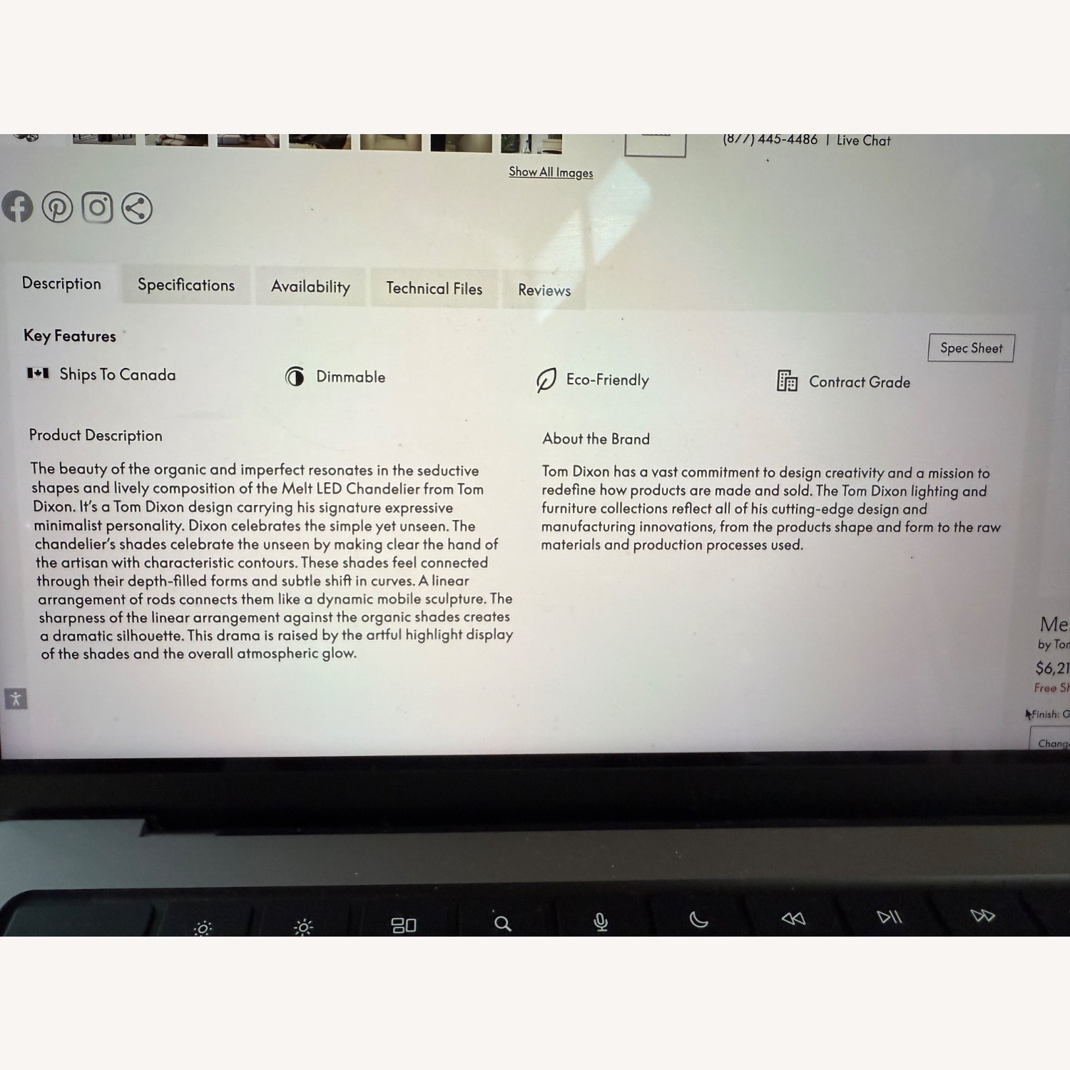 Tom Dixon Melt Chandelier - image-6