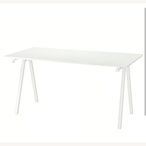 Used IKEA Trotten White Desk for sale on AptDeco