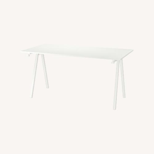 Used IKEA Trotten White Desk for sale on AptDeco