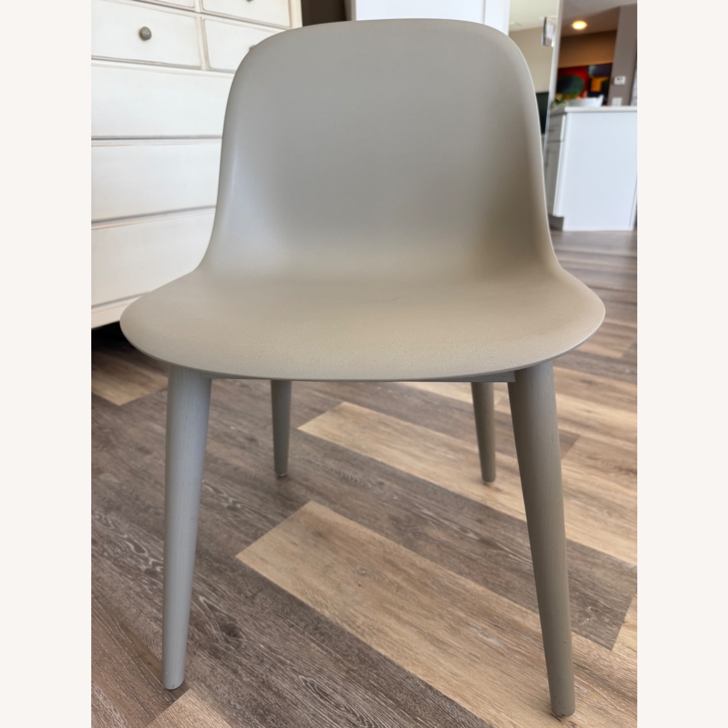 Hive Modern Dove Gray Mutto Desk Accent Chair - image-1