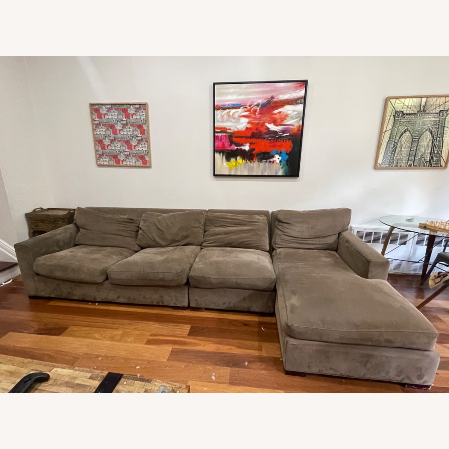 Crate & Barrel Sectional - image-2