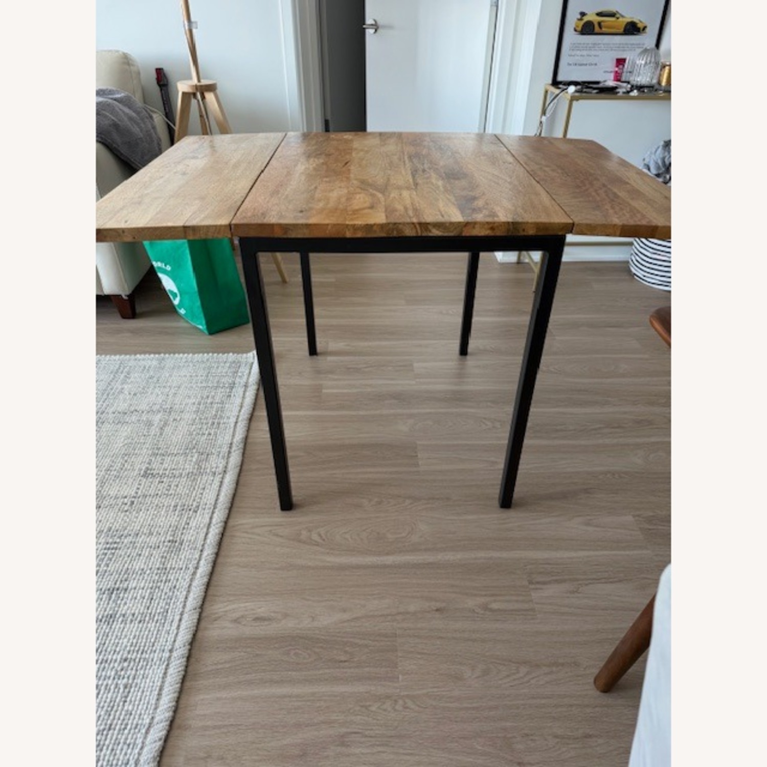 West Elm Drop Leaf Extendable Table (24"–48") - image-3