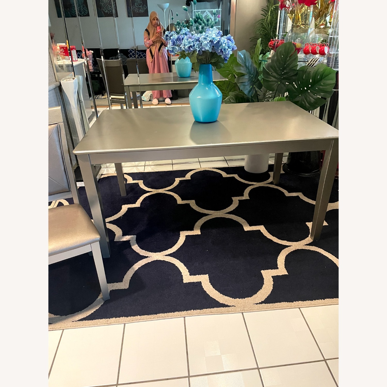 Dining Table With Bench and 3 Chairs - image-1