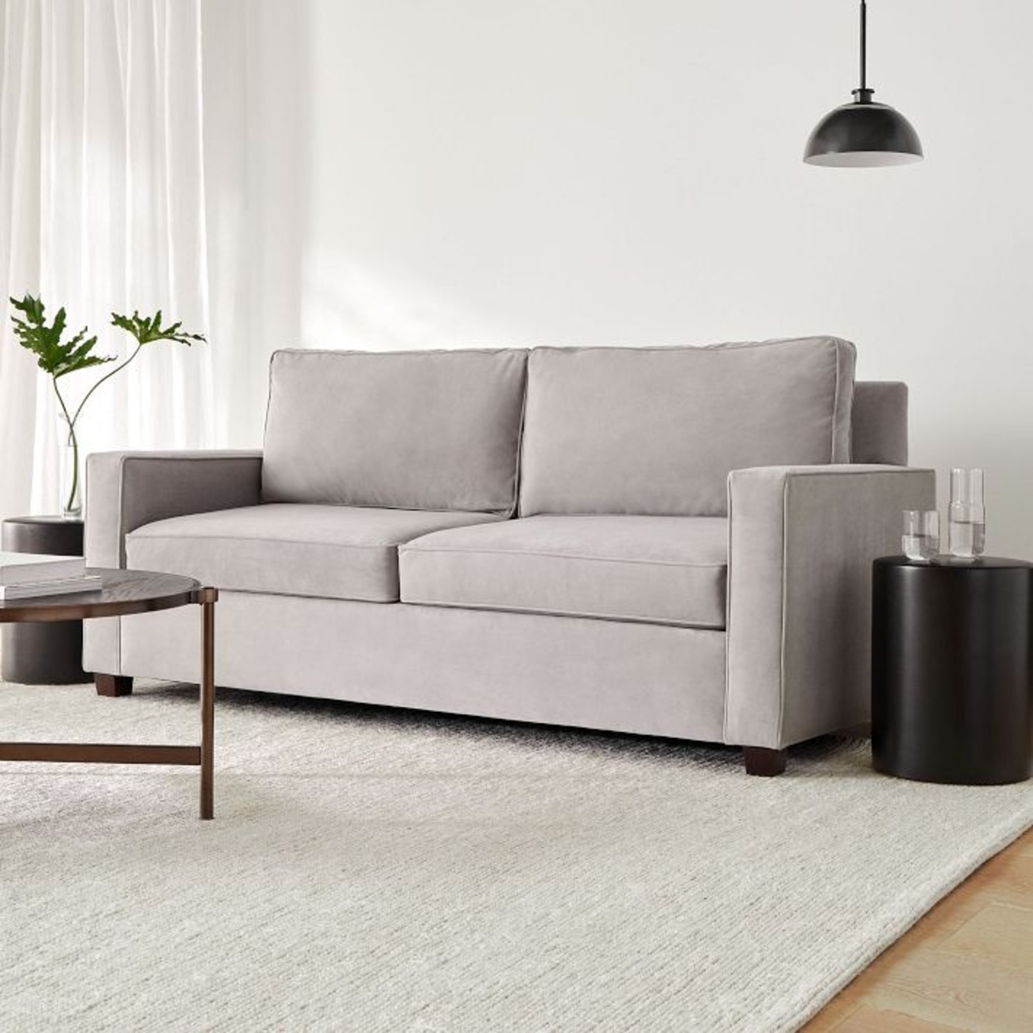 Light Gray Sofa Bed - image-0