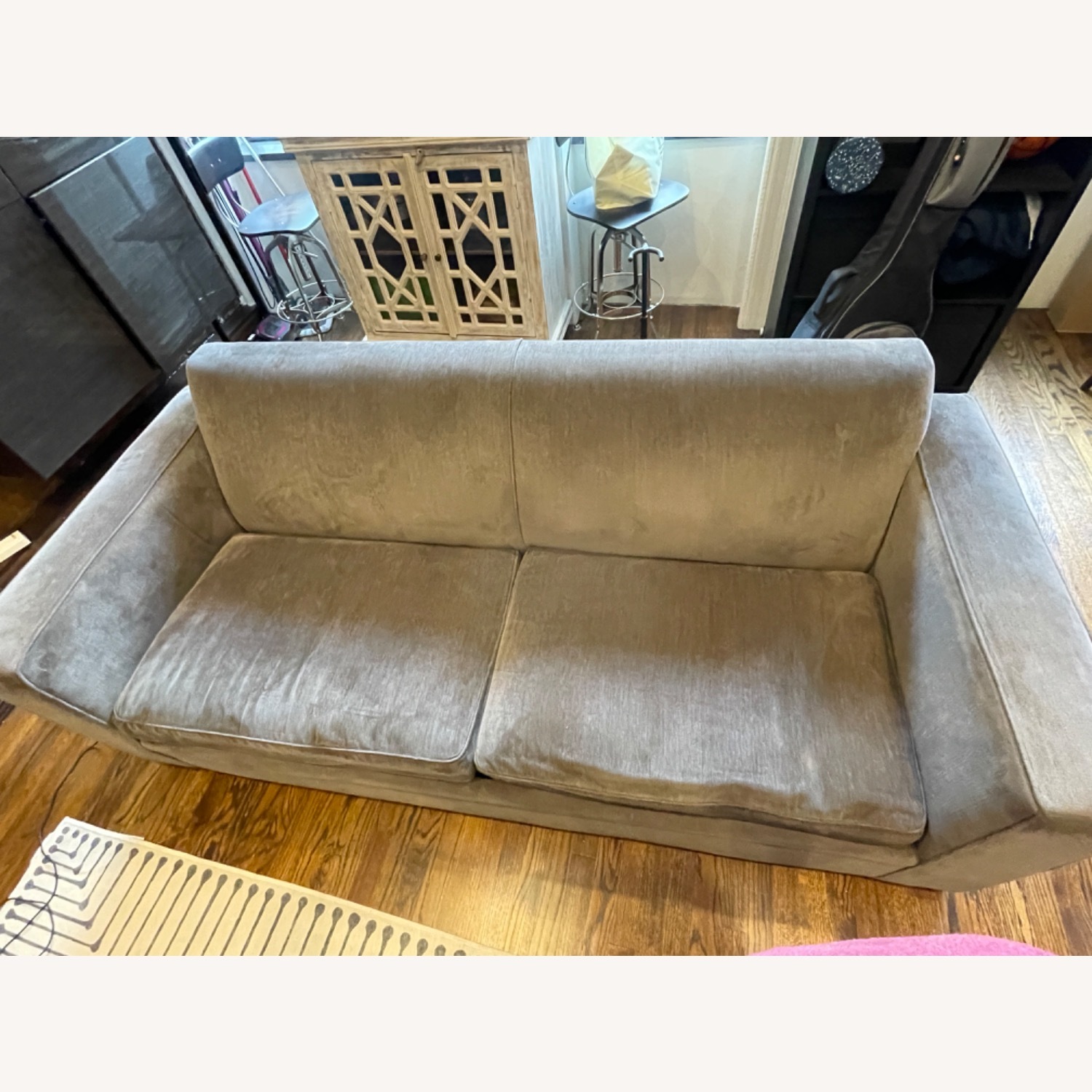 Light Gray Sofa Bed - image-1