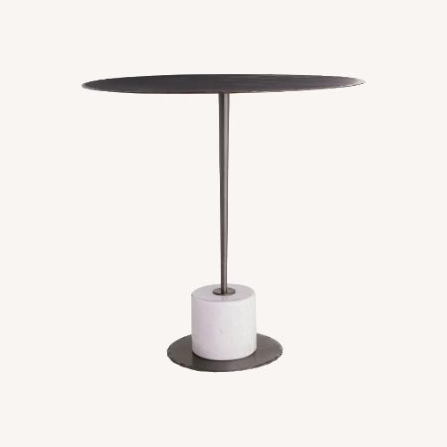 Used Anthem End Table (Metal with Marble Base) for sale on AptDeco