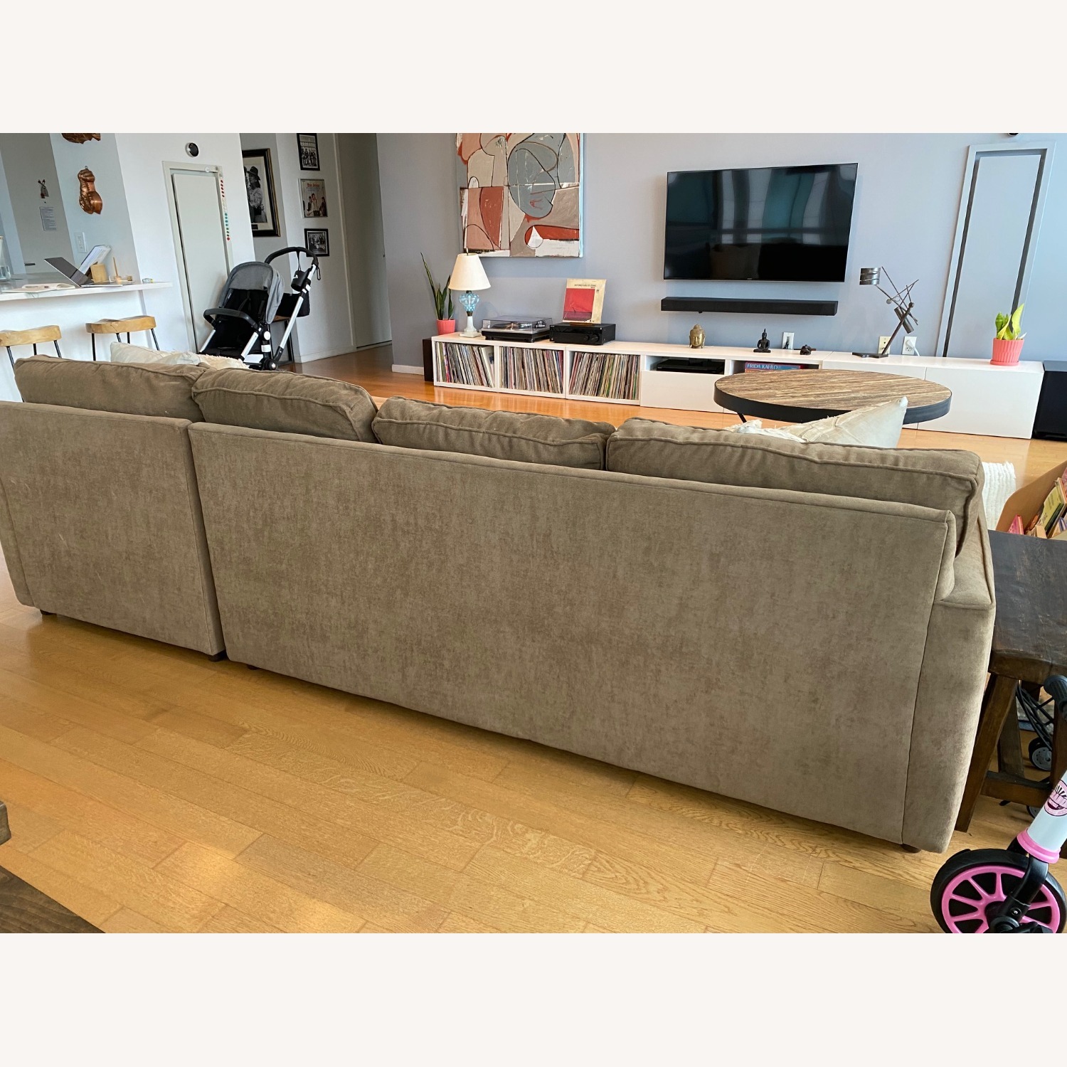 Rowe Furniture Sectional Sleeper Sofa - image-4