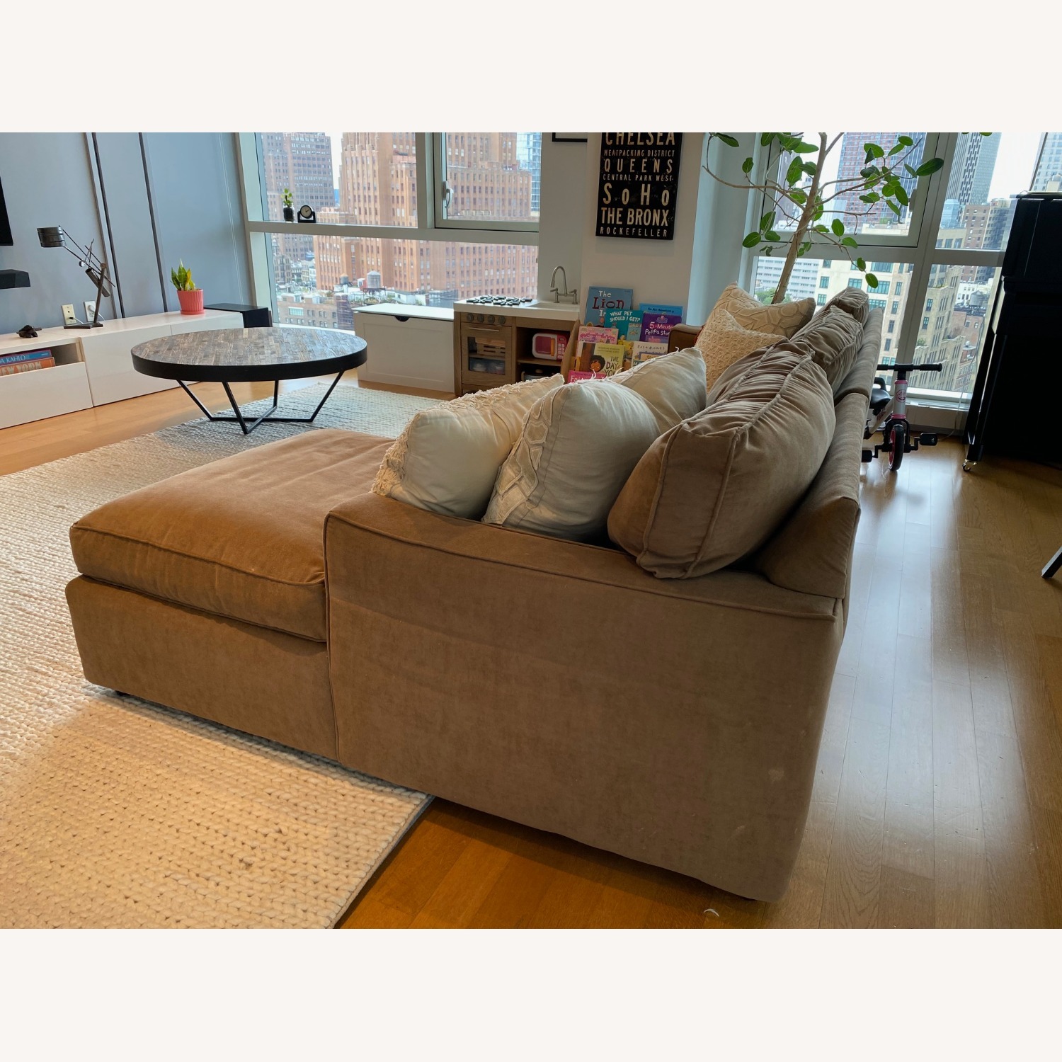 Rowe Furniture Sectional Sleeper Sofa - image-2