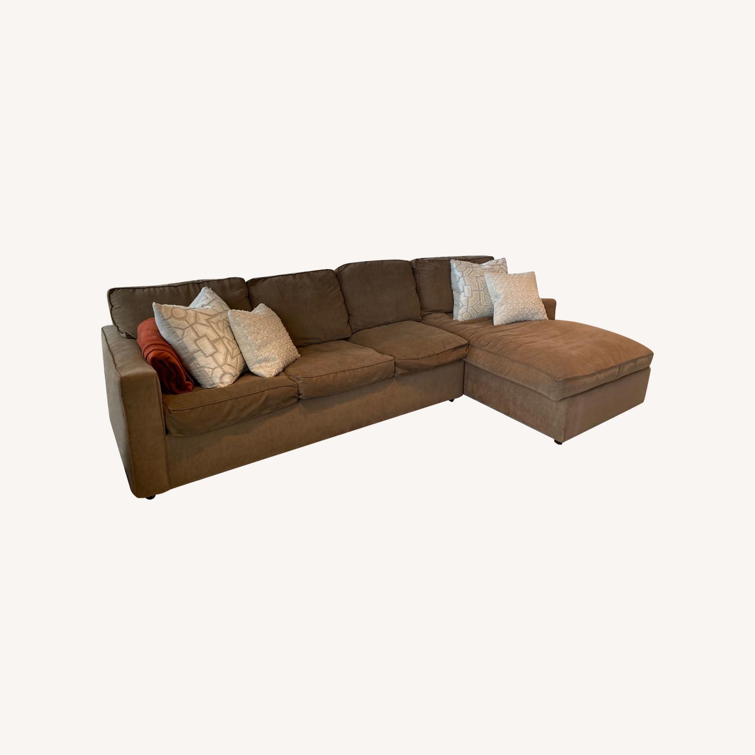 Rowe Furniture Sectional Sleeper Sofa - image-0