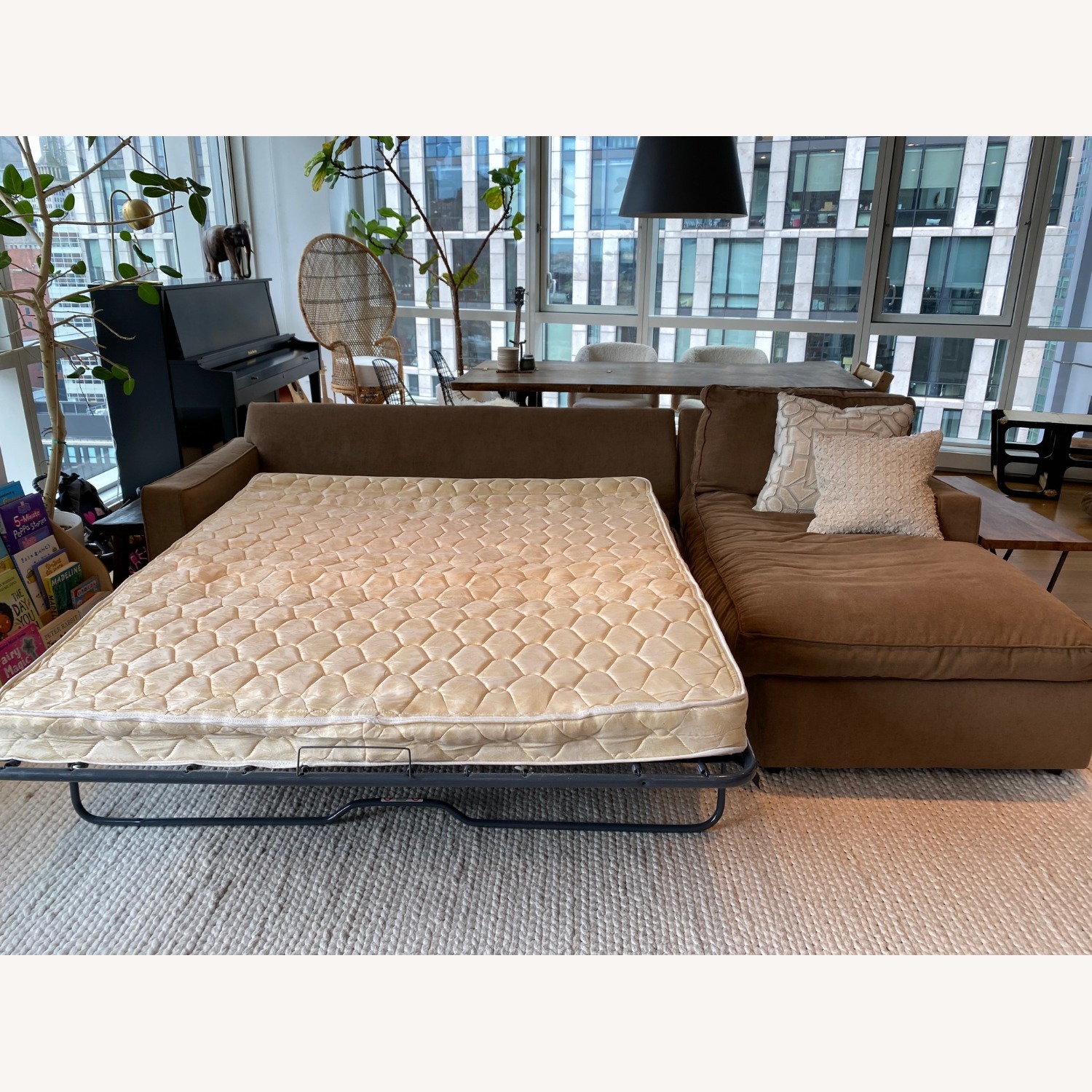 Rowe Furniture Sectional Sleeper Sofa - image-6