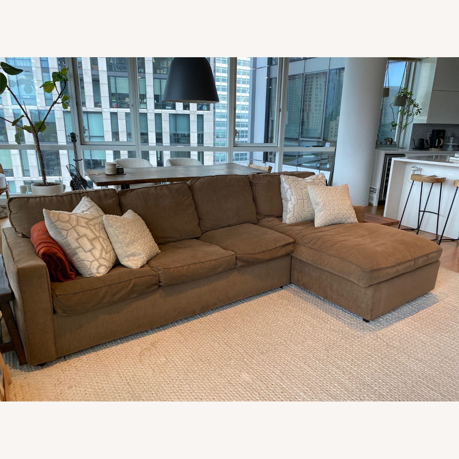 Rowe Furniture Sectional Sleeper Sofa - image-1