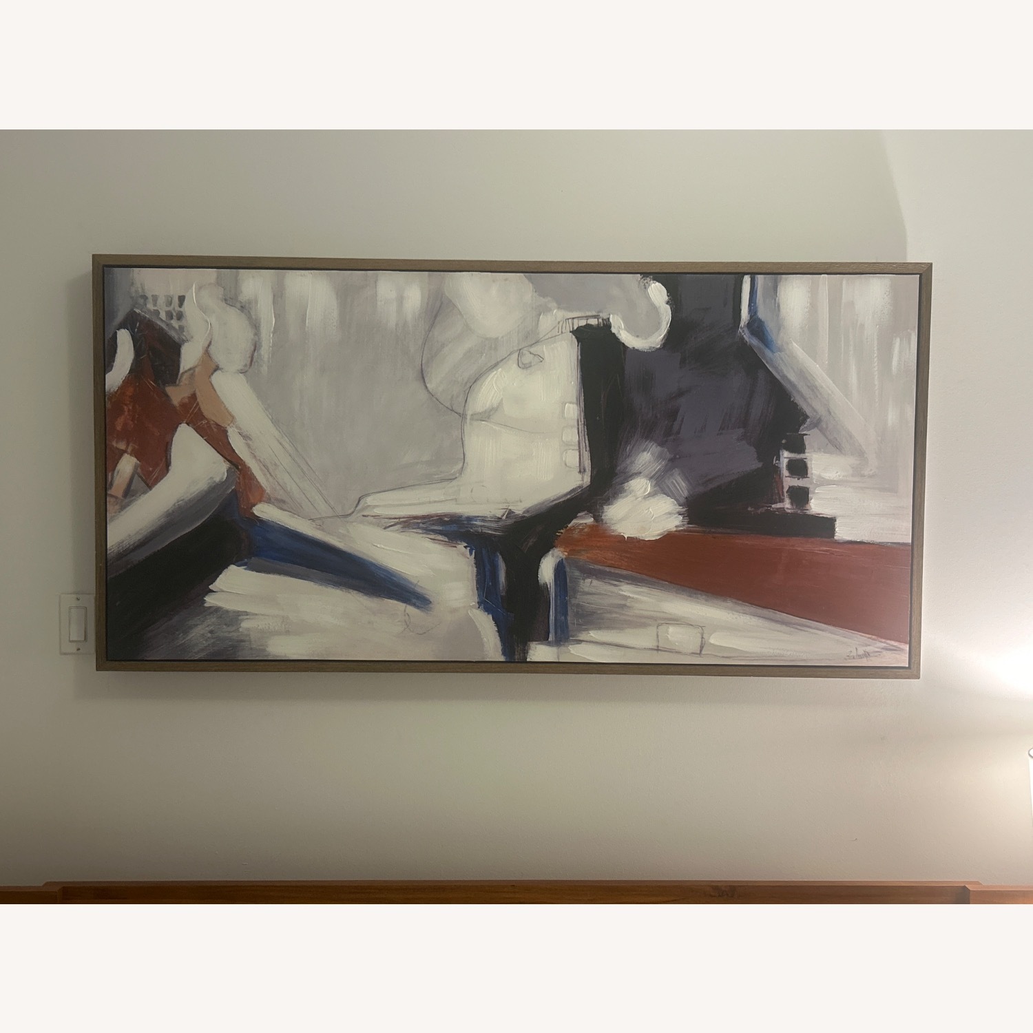 Abstract Framed Painting - image-1