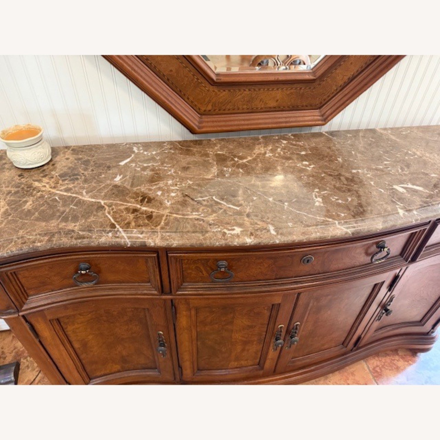 Buffet Table and Mirror - image-2