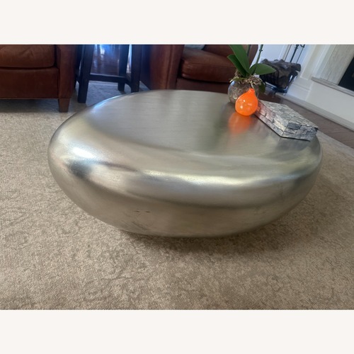 Used Phillips Collection River Stone Coffee Table  for sale on AptDeco