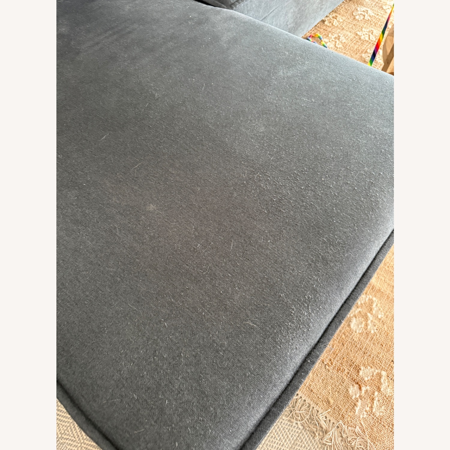 Bob's Discount Playmax Blue Chaise Sectional with Storage - image-5