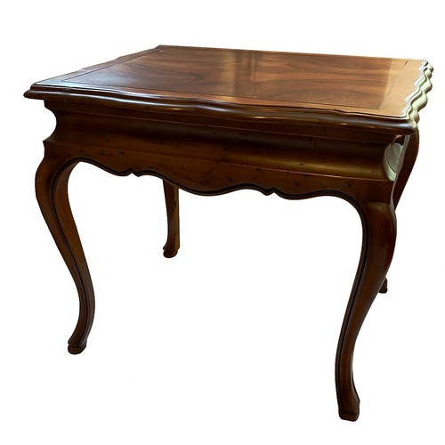 Used John Widdicomb Side Table with Walnut Burl Top  for sale on AptDeco