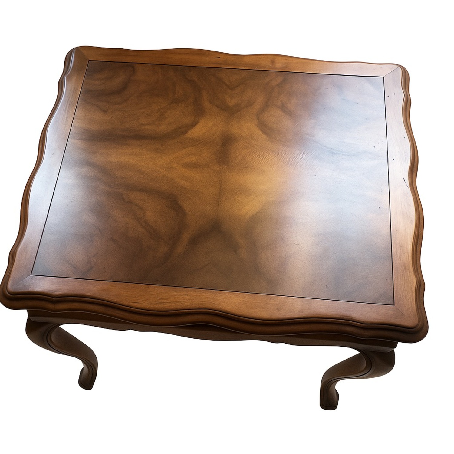 John Widdicomb Side Table with Walnut Burl Top  - image-5