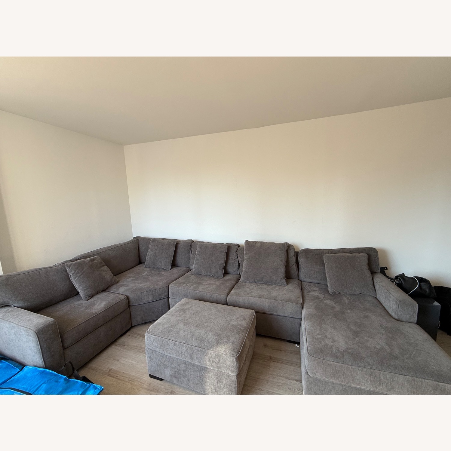 Macy's Radley 5-Piece Fabric Chaise Sectional Sofa - image-1