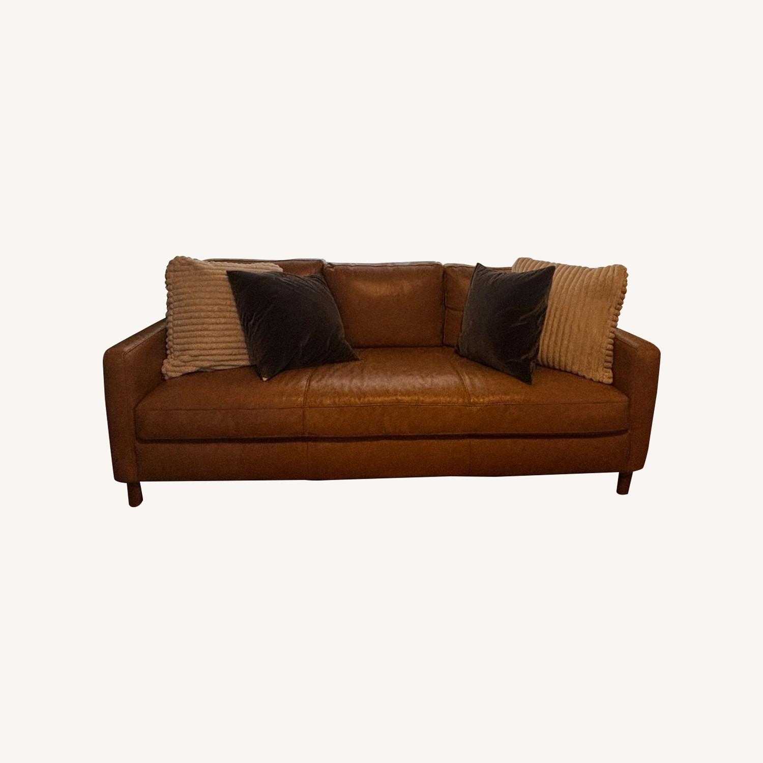 Joss & Main Portland Camel Sofa - image-0