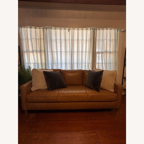 Used Joss & Main Portland  Camel Sofa  for sale on AptDeco