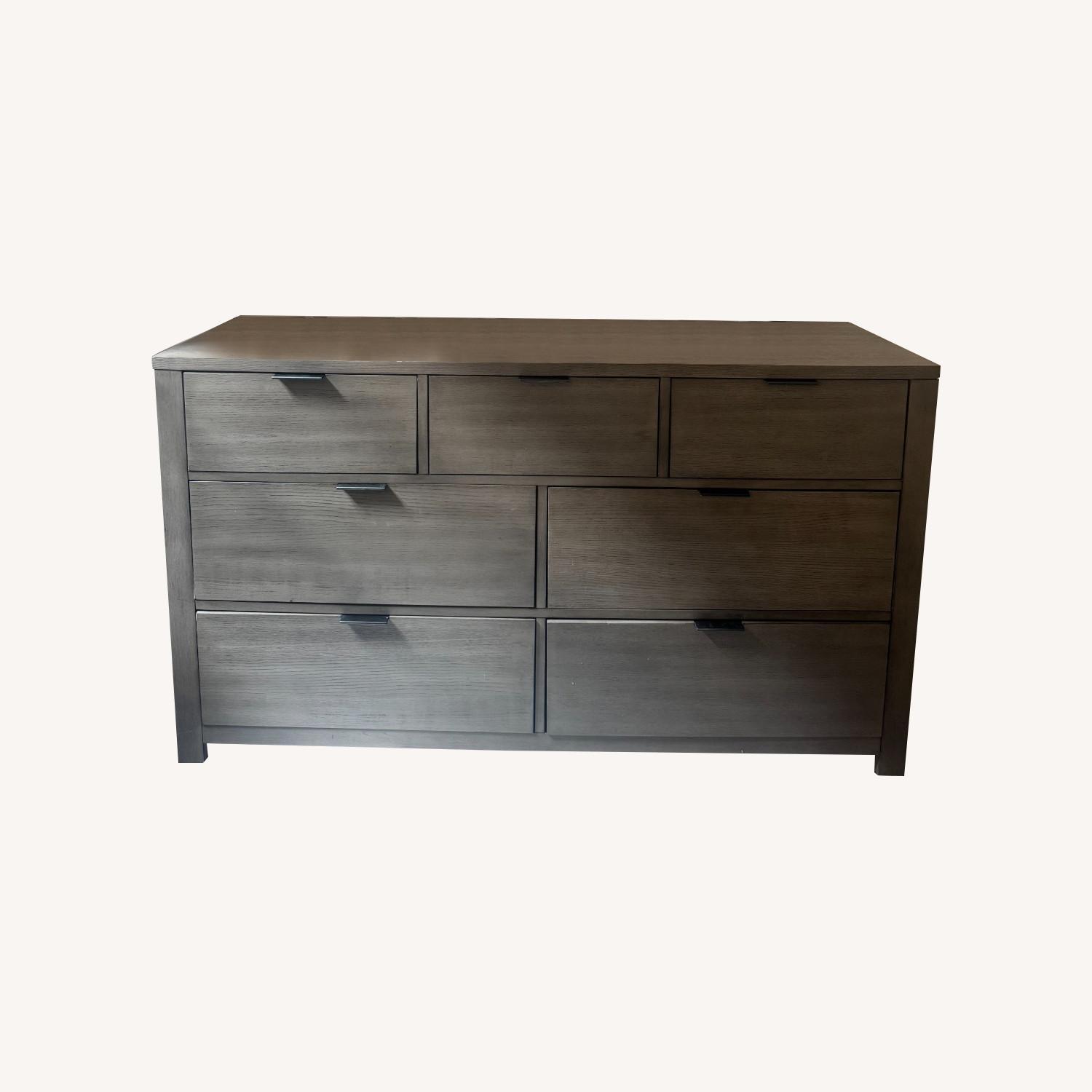 Macy's Tribeca Light Grey Dresser - AptDeco