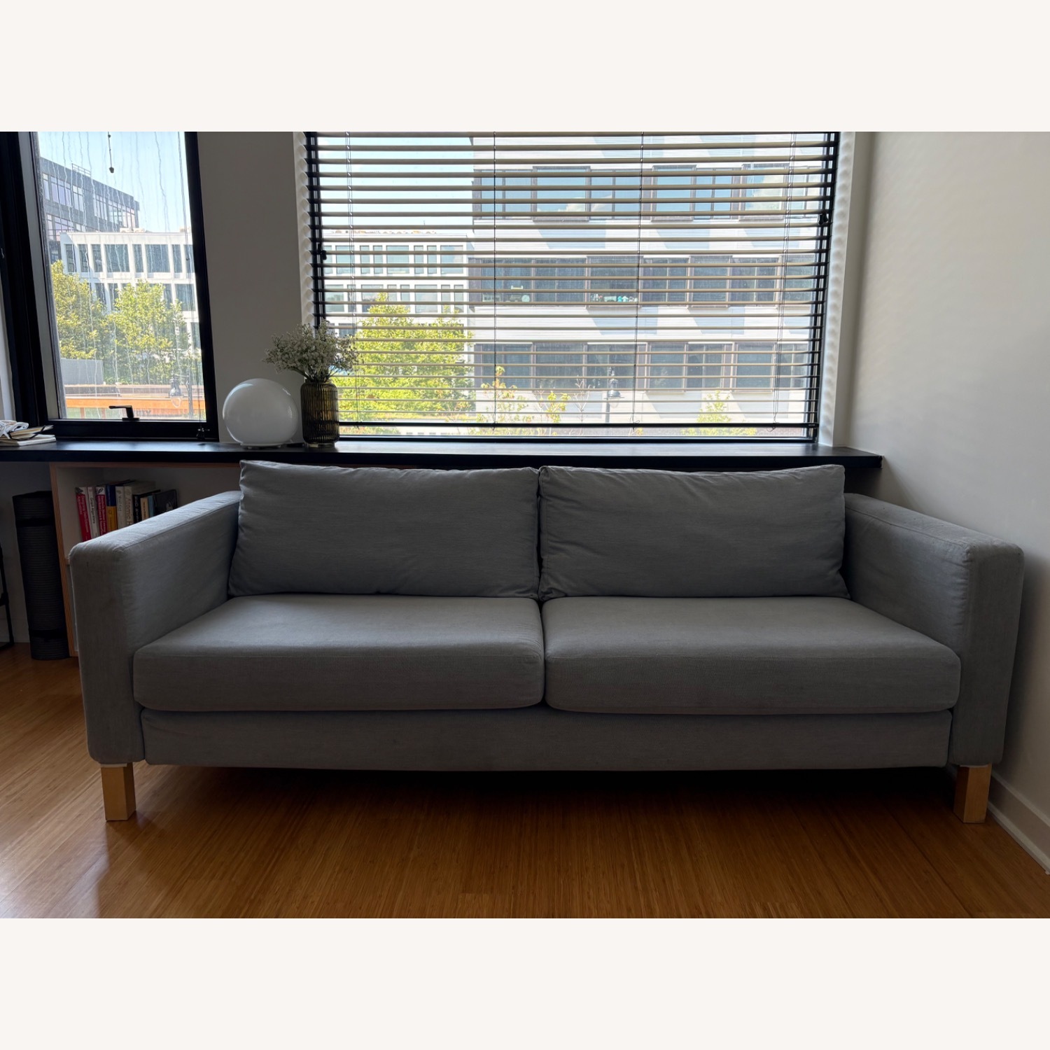 IKEA Karlstad Grey Sofa - image-1