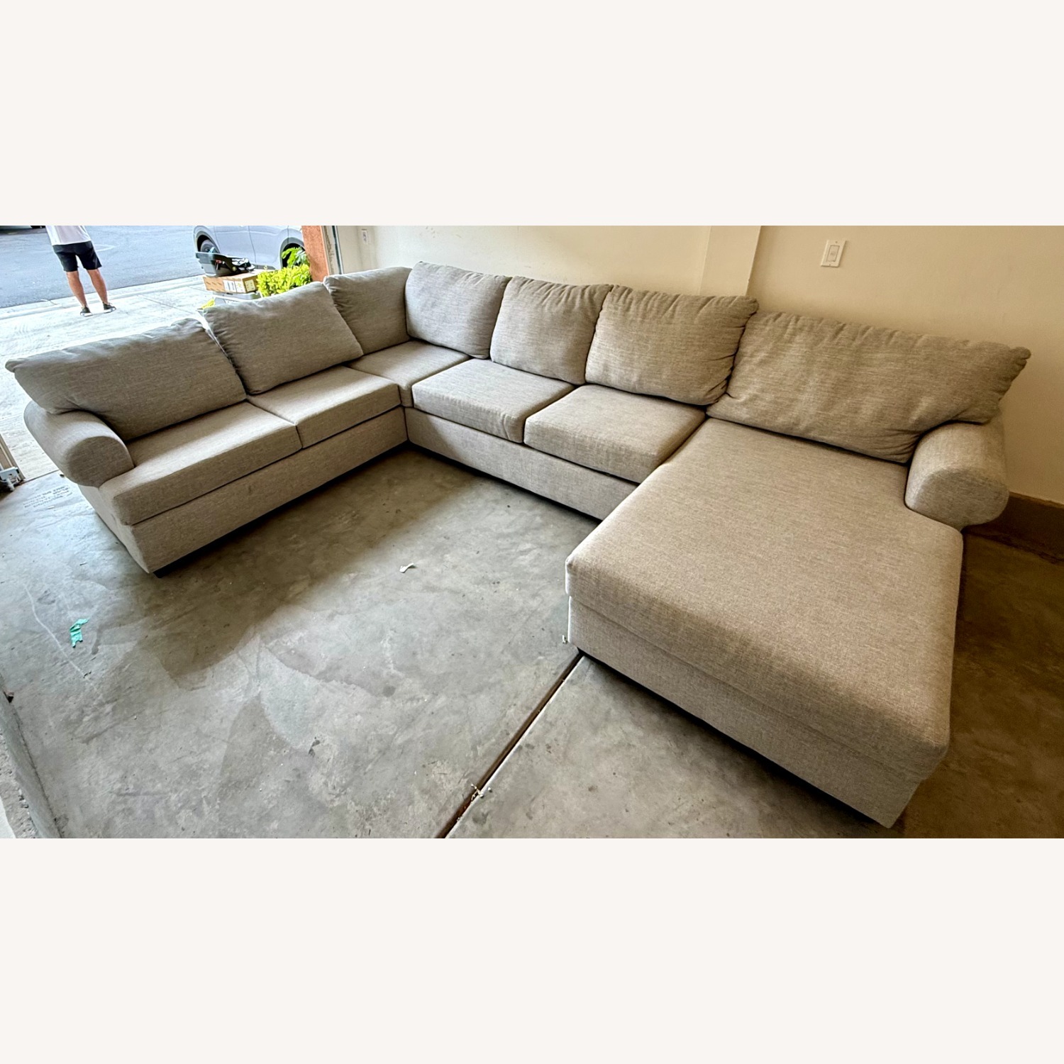 Living Spaces Hampstead Sectional Couch - image-3