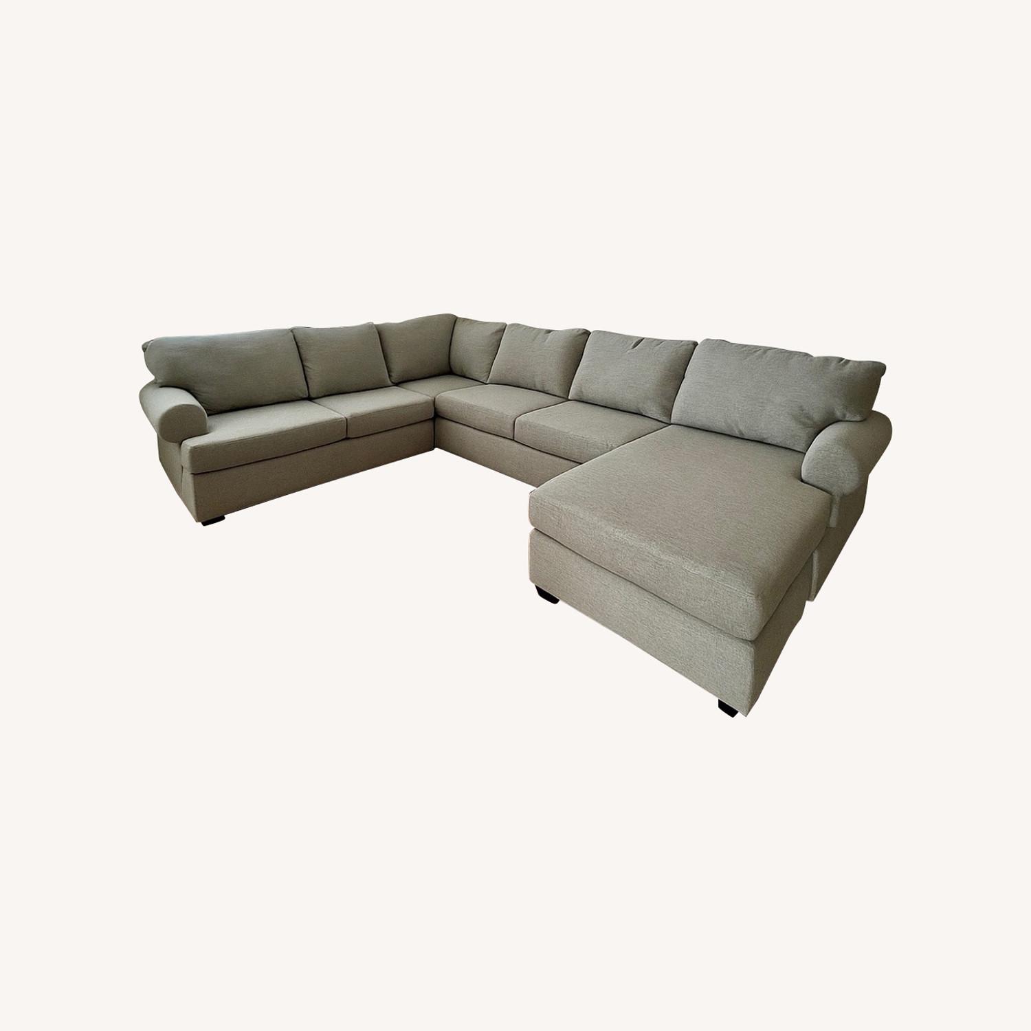 Living Spaces Hampstead Sectional Couch - image-0