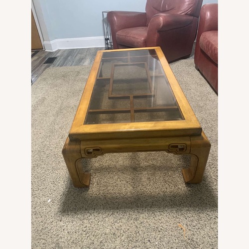 Used Natural Wood Coffee Table  for sale on AptDeco