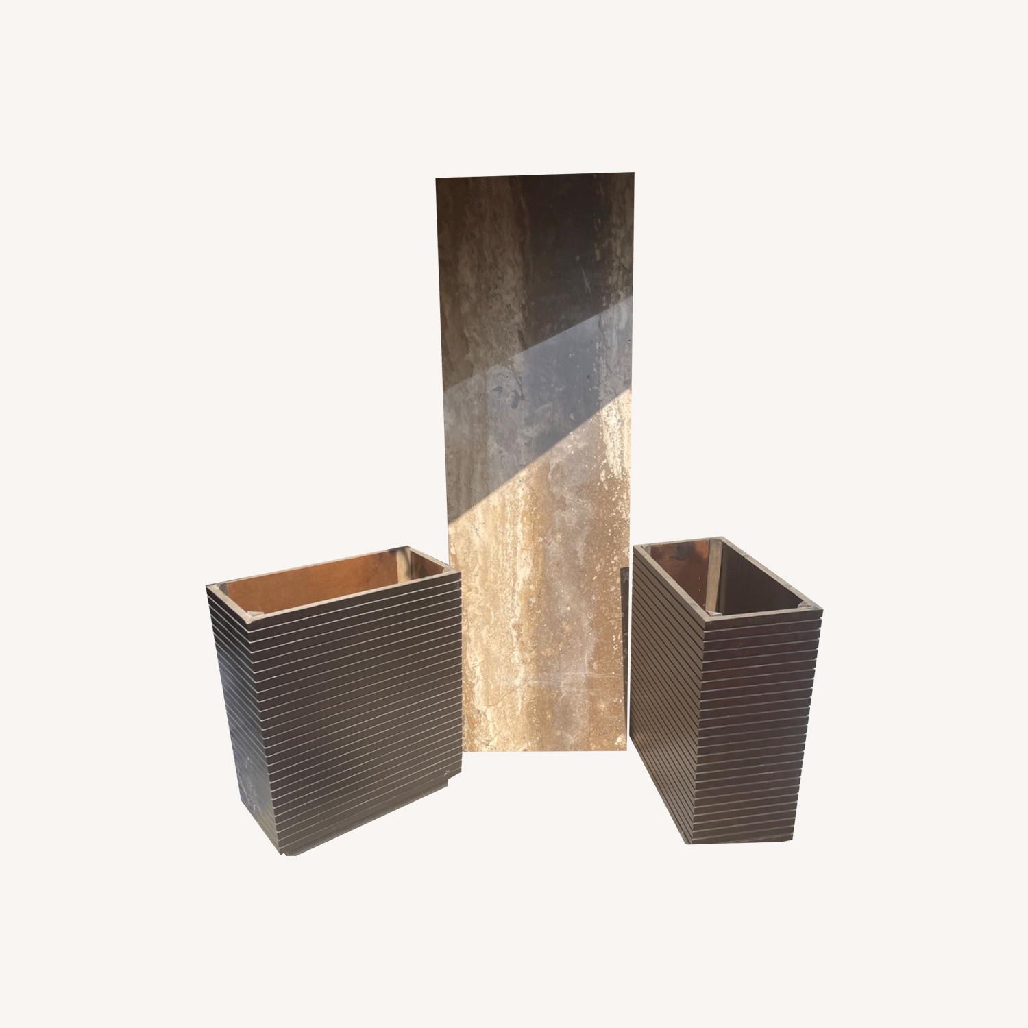 Natural Stone Console Table - image-0