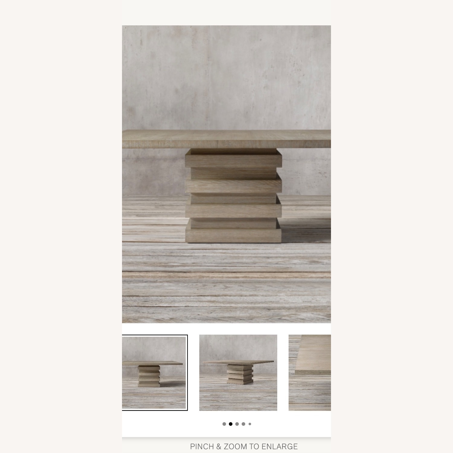 Stacked Square Dining Table - image-1