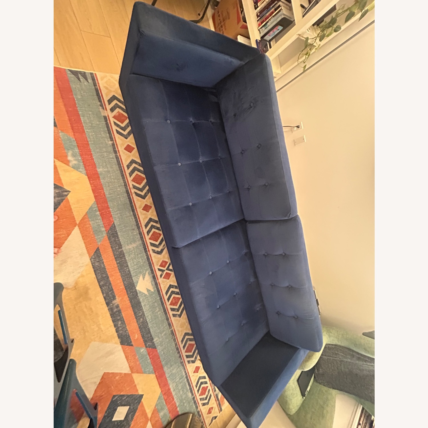 Brooklyn Space Blue Velvet Sofa - image-2