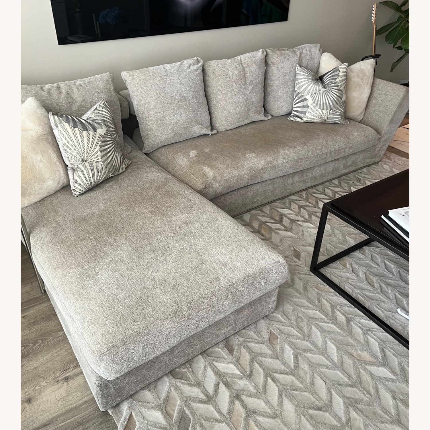 Mitchell Gold + Bob Williams 2 Piece Sectional with Chaise Lounge - image-3